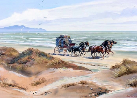 Waikanae Beach stagecoach